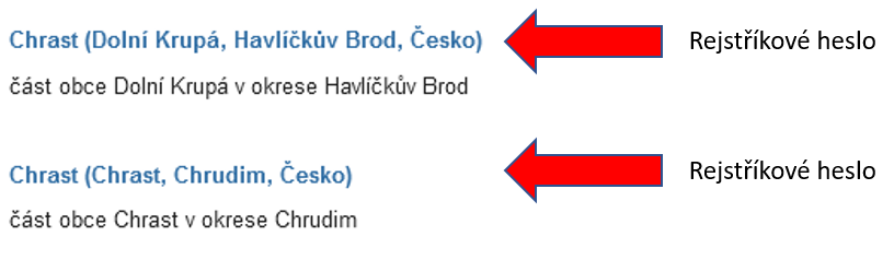 Rejstř&iacute;kov&aacute; hesla