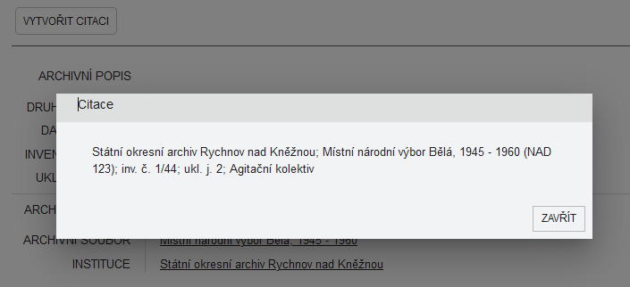 Zněn&iacute; citace