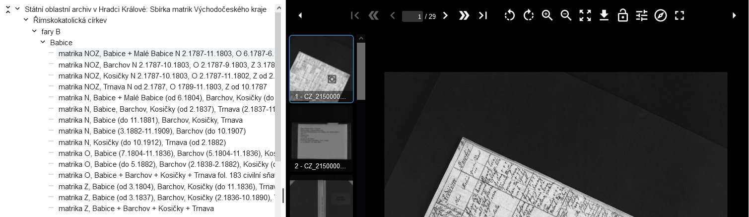 Zobrazen&iacute; stromu