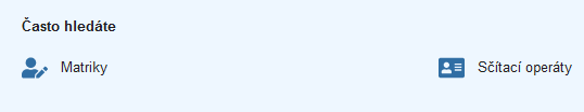 Často hledáte